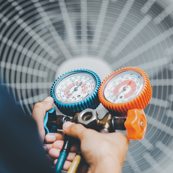 AC technician and tool